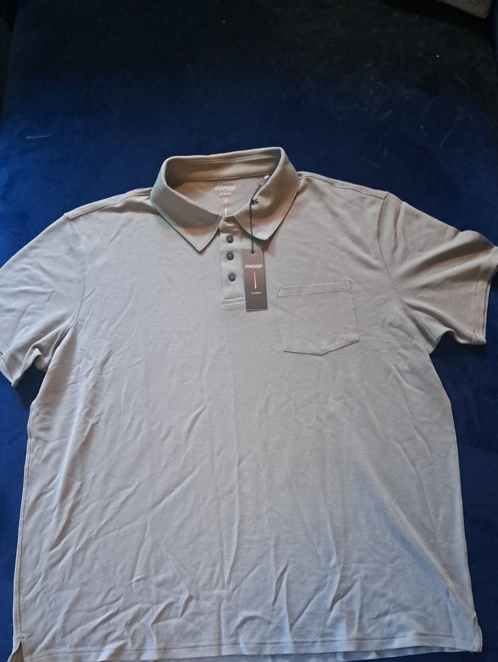 Huckberry Light Gray Polo Shirt